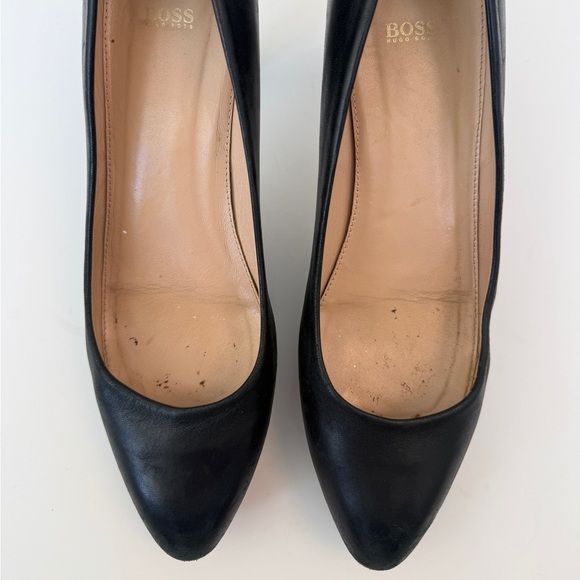 Hugo Boss Black Leather Pumps - Picture 2 of 6